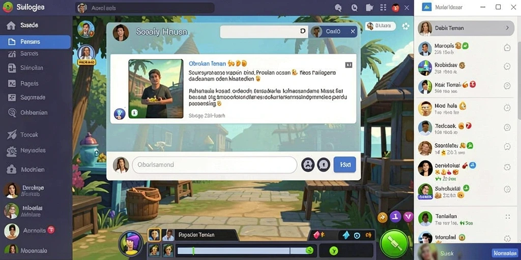Tangkapan layar menampilkan karakter utama dalam aksi.
