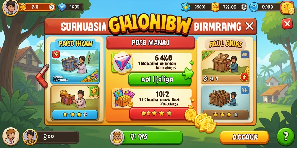 Tampilan menakjubkan dari karakter utama.