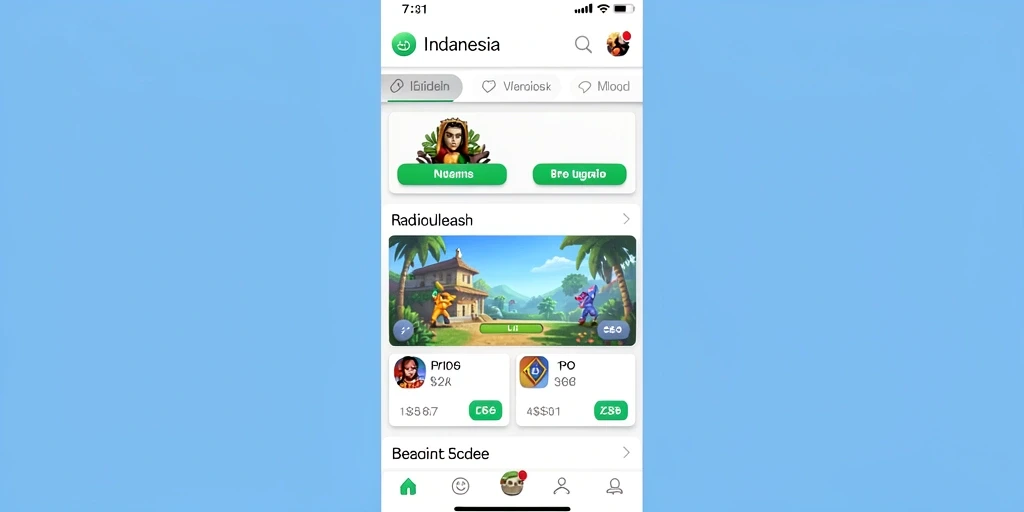 Tampilan awal BATA123 yang menarik dan interaktif.