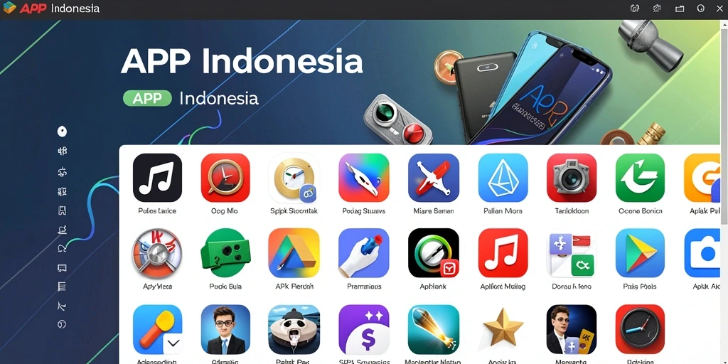 Tampilan antarmuka pengguna JKTOK yang sederhana.