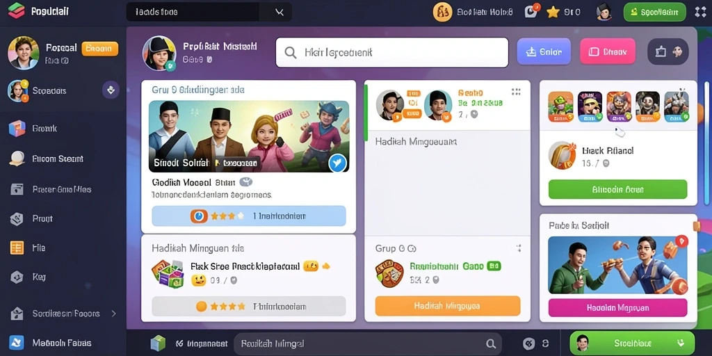 Screenshot pertama menunjukkan gameplay yang dinamis dan menarik.