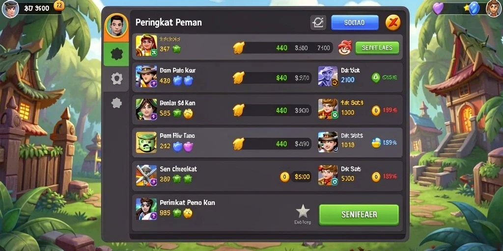 Tampilan antarmuka yang user-friendly.