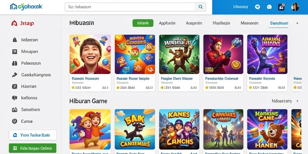 Tampilan antarmuka yang menarik dan user-friendly.