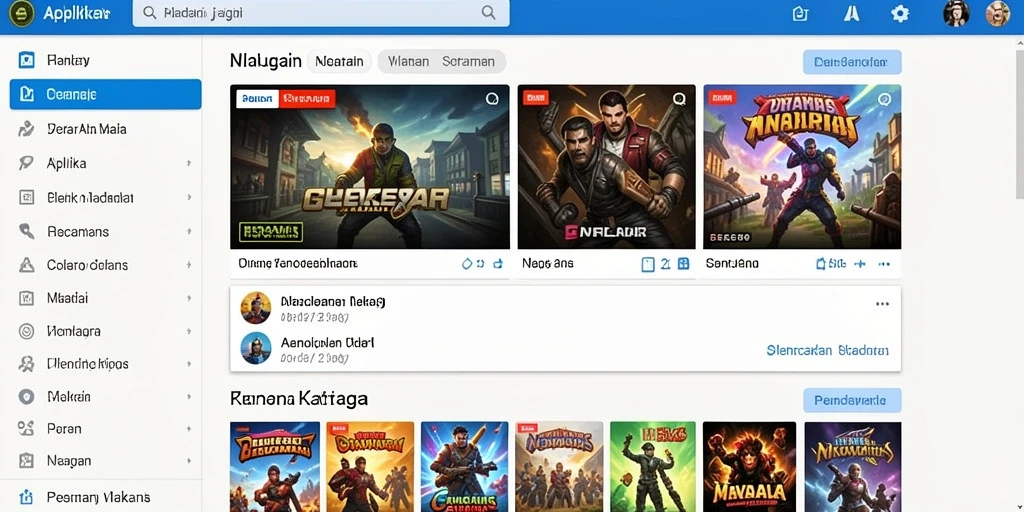 Screenshot menunjukkan antarmuka permainan yang user-friendly.