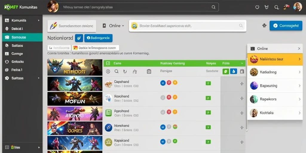 Tampilan antarmuka yang user-friendly.