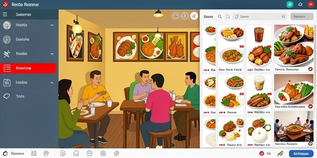 Tampilan antarmuka yang user-friendly.